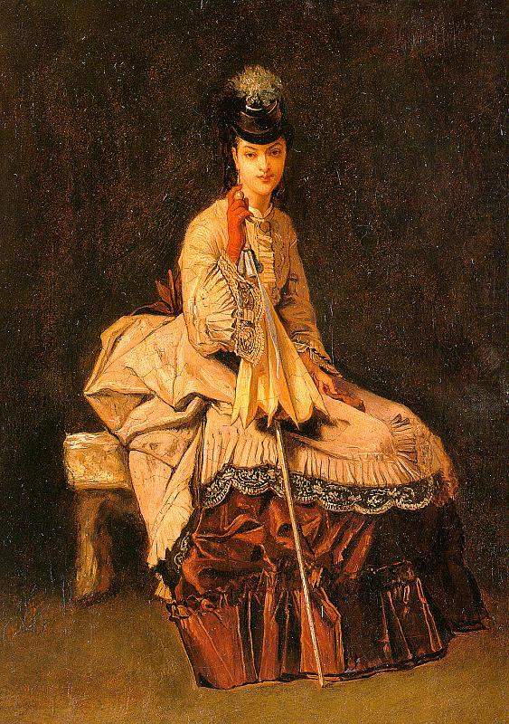 Lady Seated,  Jules-Adolphe Goupil